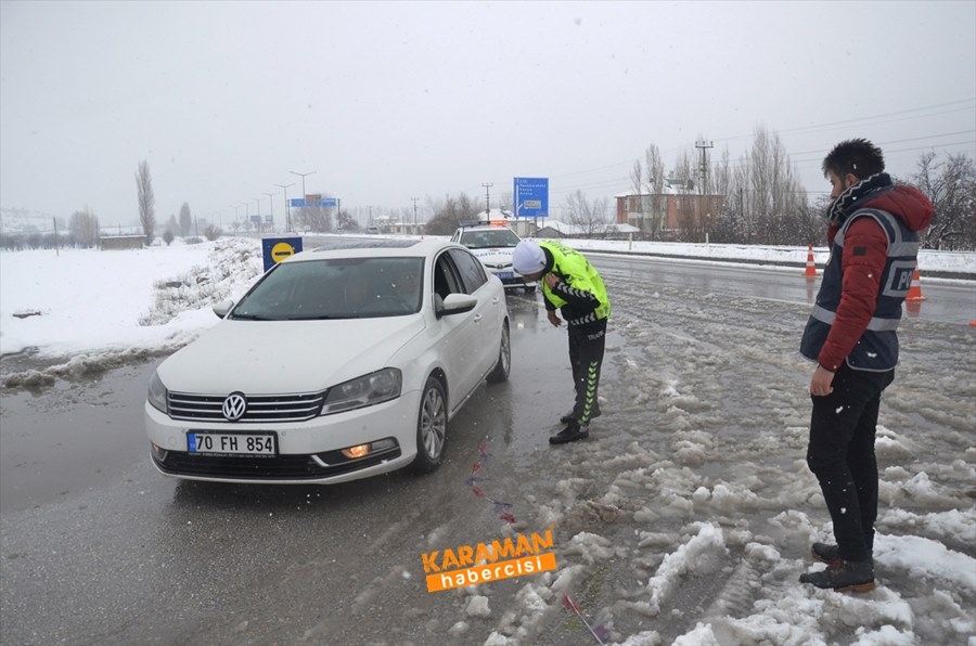 Karaman kar yağışlı 39