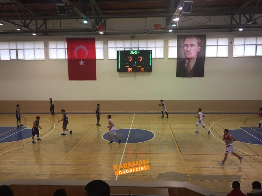 Karaman TOBB Fen Lisesi Basketbol Takımı İl Birincisi Oldu 1