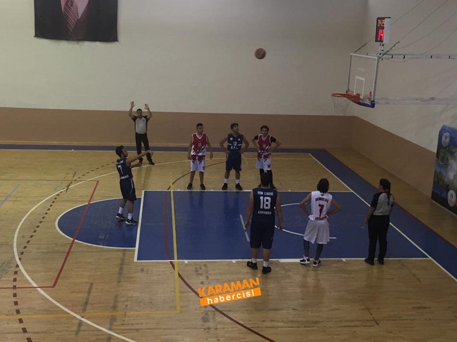 Karaman TOBB Fen Lisesi Basketbol Takımı İl Birincisi Oldu 4