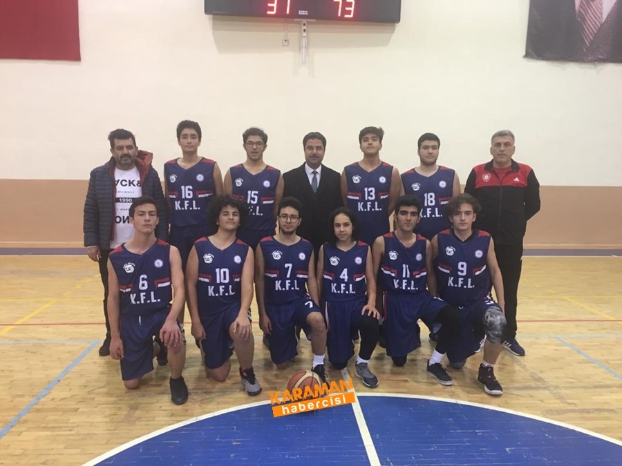 Karaman TOBB Fen Lisesi Basketbol Takımı İl Birincisi Oldu 5