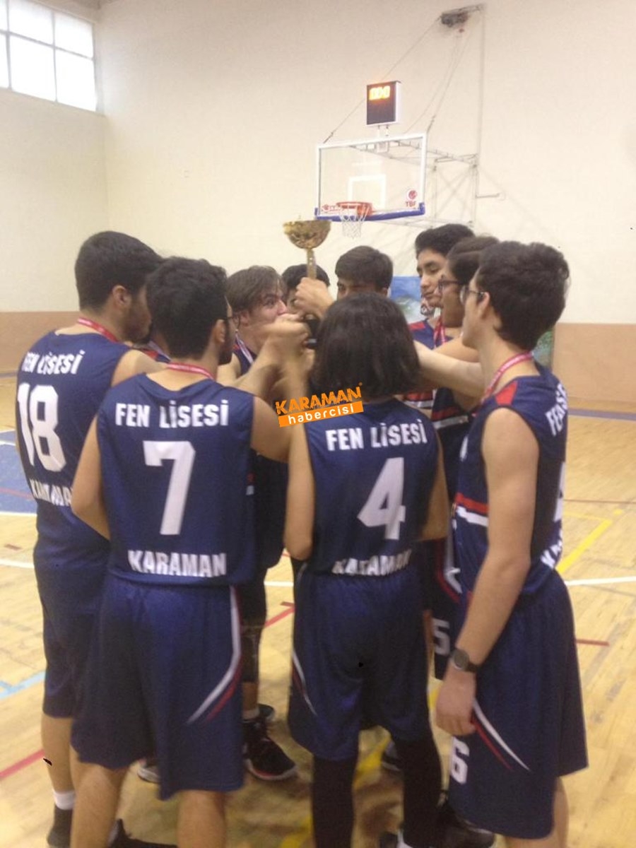 Karaman TOBB Fen Lisesi Basketbol Takımı İl Birincisi Oldu 6