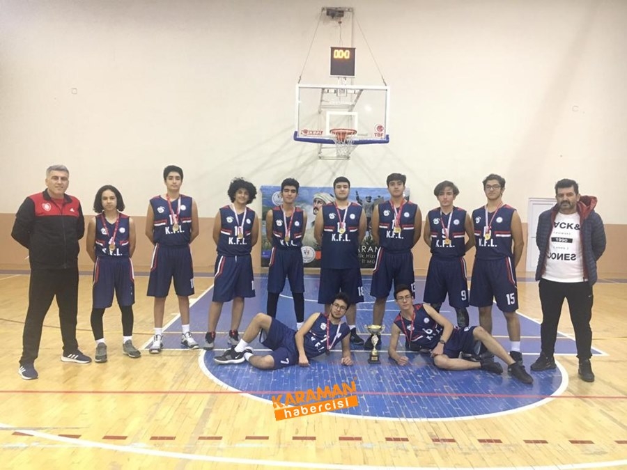 Karaman TOBB Fen Lisesi Basketbol Takımı İl Birincisi Oldu 7