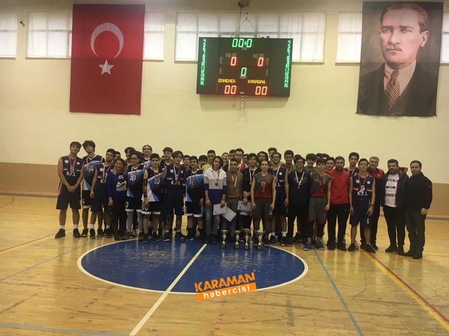 Karaman TOBB Fen Lisesi Basketbol Takımı İl Birincisi Oldu 9