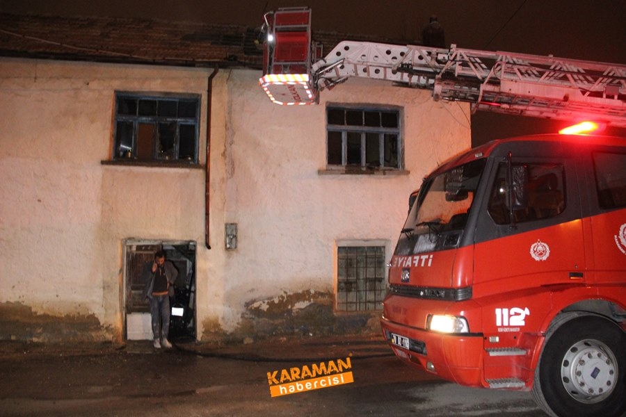 Karaman'da Ev Yangını 12