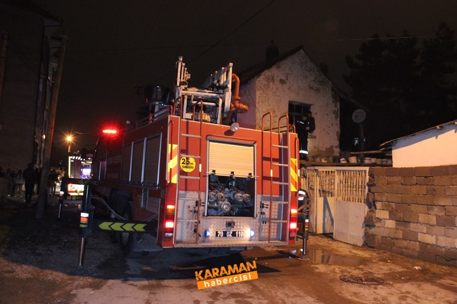 Karaman'da Ev Yangını 8