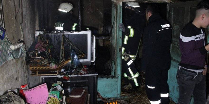 Karaman'da Ev Yangını