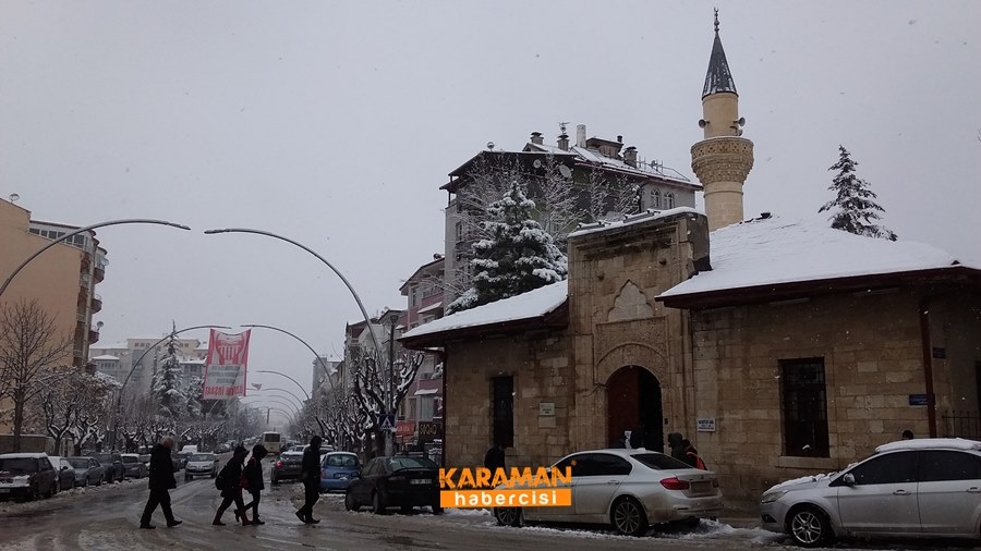 Karaman'da Kar Yağışı 14