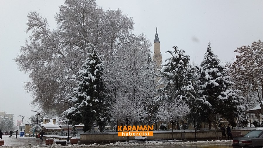 Karaman'da Kar Yağışı 18
