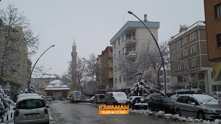 Karaman'da Kar Yağışı 19