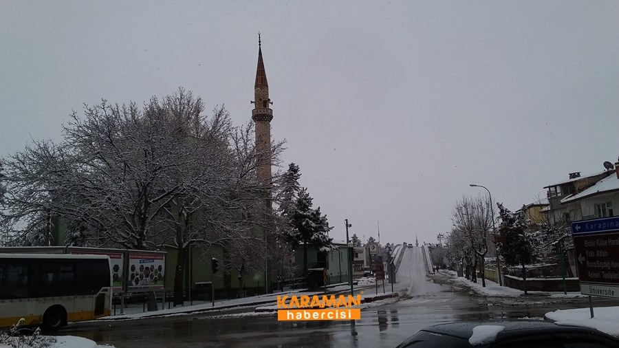 Karaman'da Kar Yağışı 23