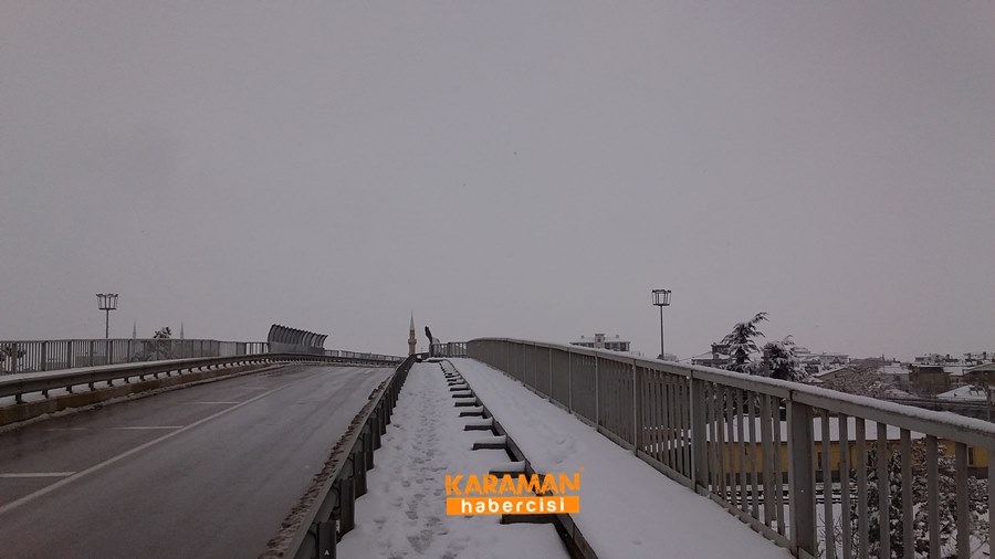 Karaman'da Kar Yağışı 25
