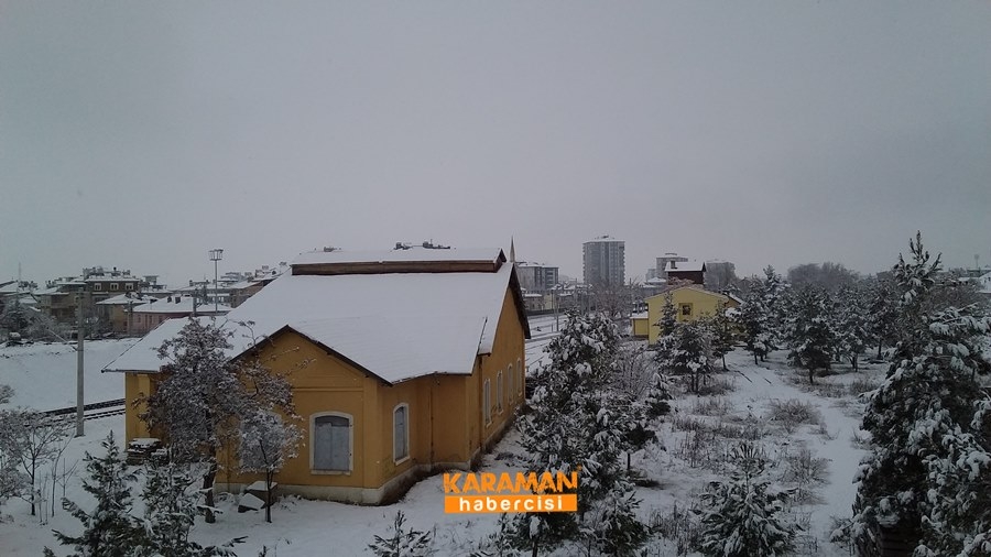 Karaman'da Kar Yağışı 26
