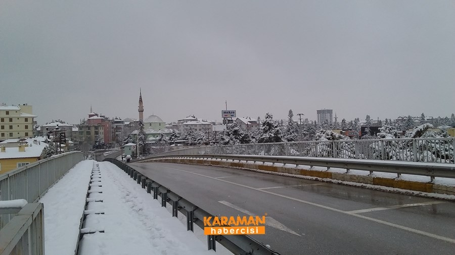 Karaman'da Kar Yağışı 28