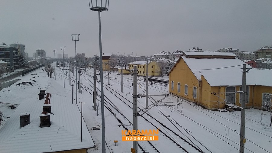 Karaman'da Kar Yağışı 29