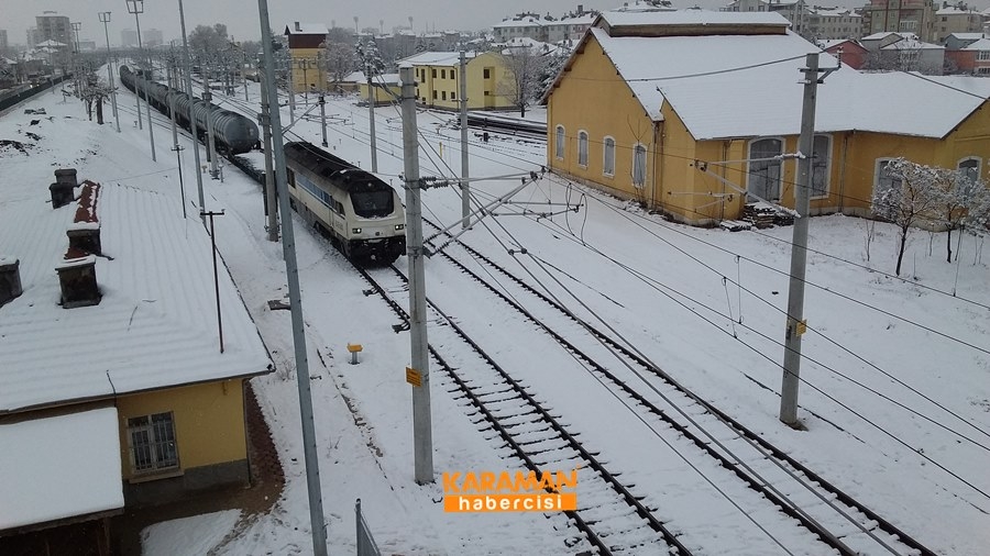 Karaman'da Kar Yağışı 30