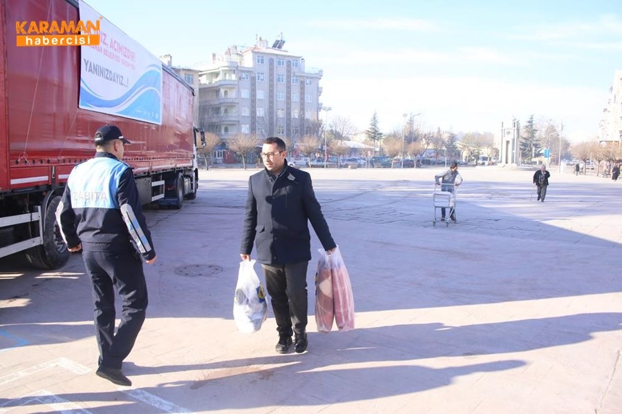 Karaman'da Elazığ'daki depremzedeler İçin yardım kampanyası 11