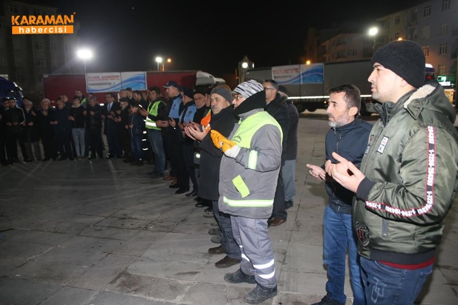 Karaman'da Elazığ'daki depremzedeler İçin yardım kampanyası 21
