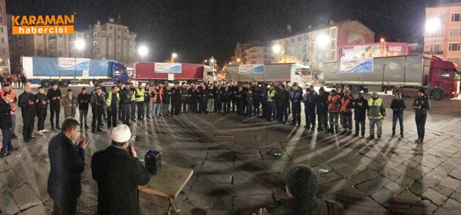 Karaman'da Elazığ'daki depremzedeler İçin yardım kampanyası 23