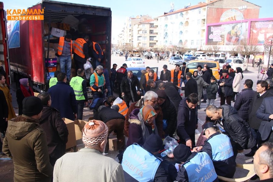 Karaman'da Elazığ'daki depremzedeler İçin yardım kampanyası 27
