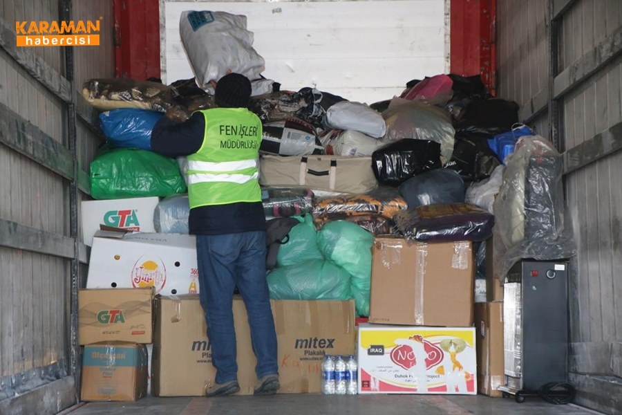 Karaman'da Elazığ'daki depremzedeler İçin yardım kampanyası 29