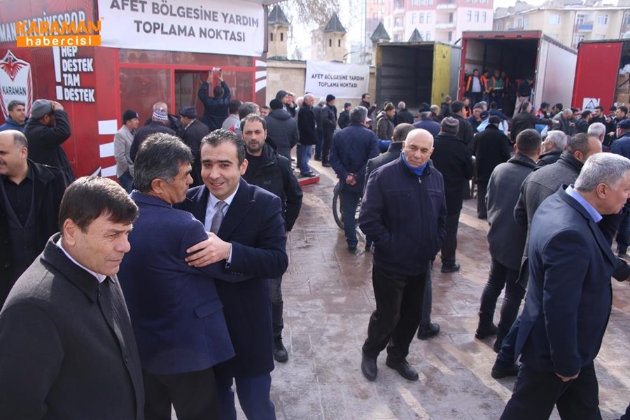 Karaman'da Elazığ'daki depremzedeler İçin yardım kampanyası 30