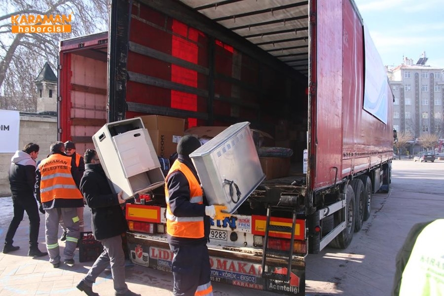 Karaman'da Elazığ'daki depremzedeler İçin yardım kampanyası 7
