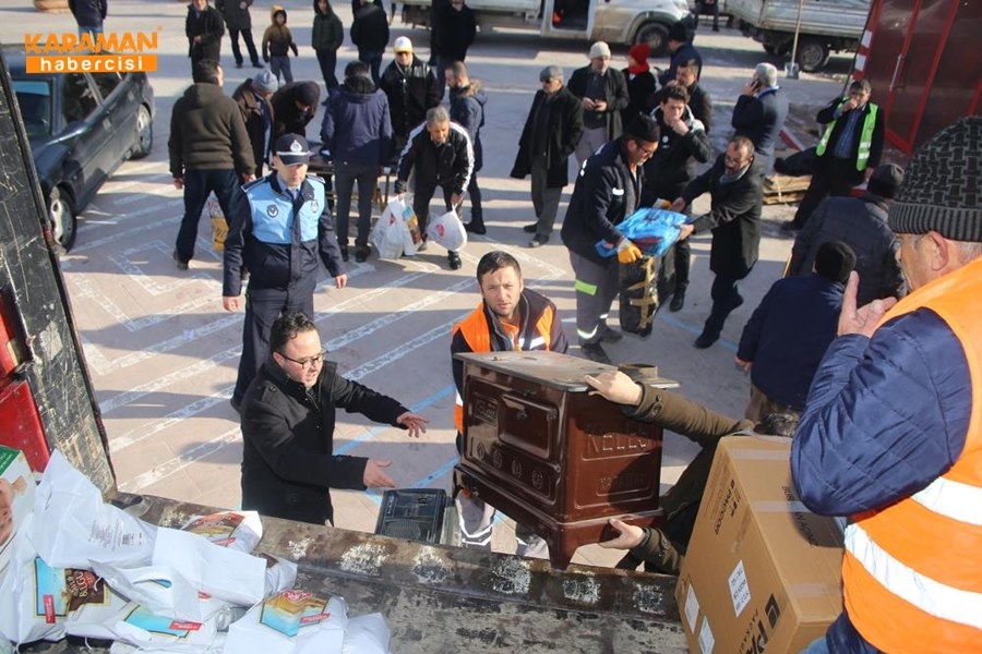 Karaman'da Elazığ'daki depremzedeler İçin yardım kampanyası 9