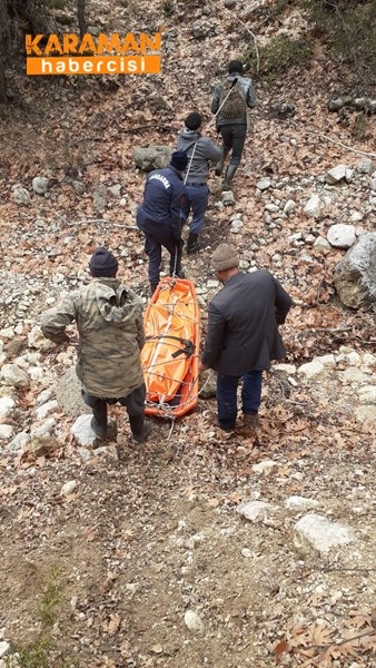 Karaman'da Uçurumdan Düşme 10