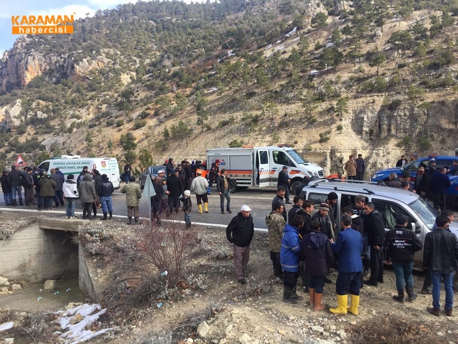 Karaman'da Uçurumdan Düşme 12