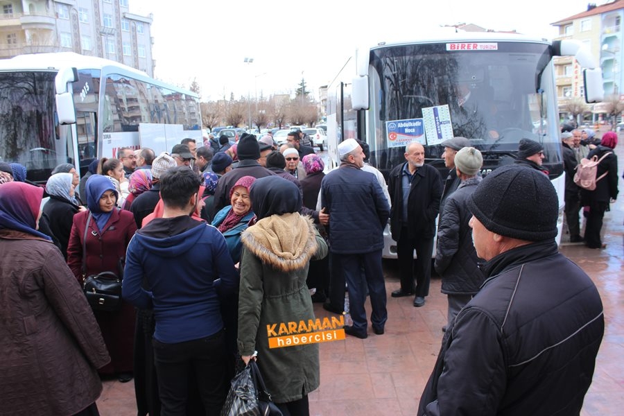 Karaman Umre Kafilesi Yolcu Edildi 11