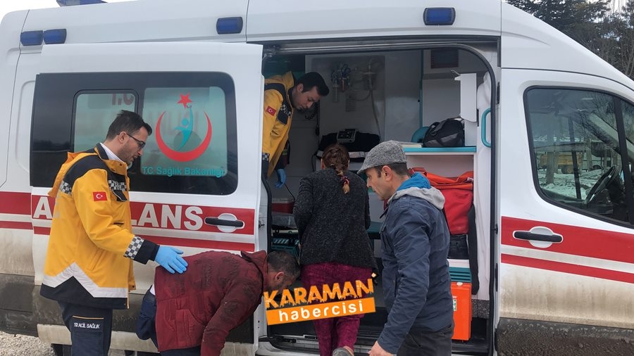 Karaman'da Araç Yangını 14
