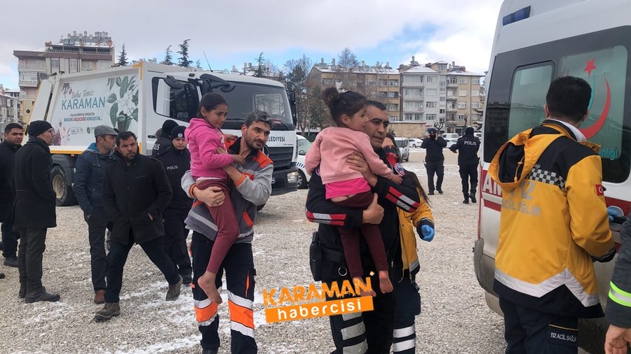 Karaman'da Araç Yangını 9