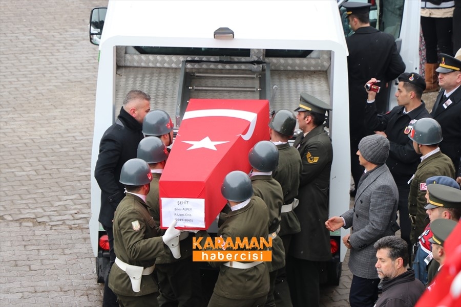 İdlib Şehidi Uzman Onbaşı Enes Alper Son Yolculuğuna Uğurlandı 13
