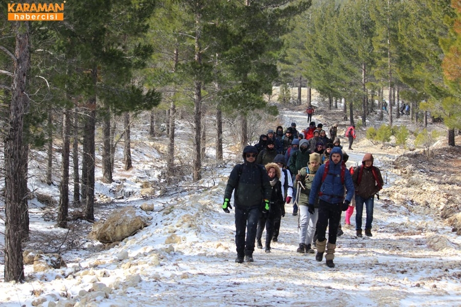 Karamanlı Doğa Severler Kar Kış Dinlemedi 10