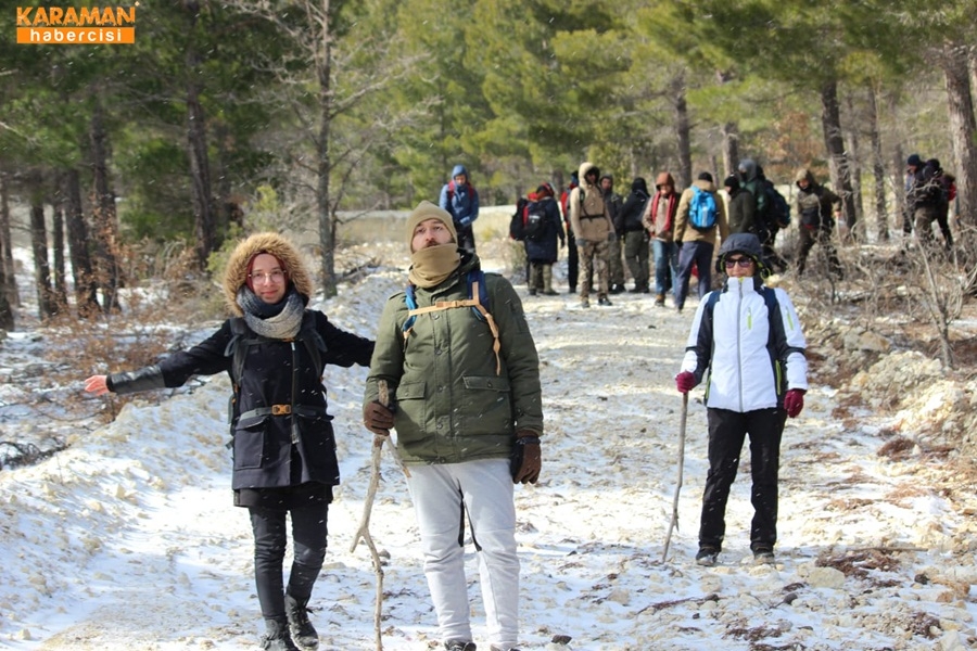 Karamanlı Doğa Severler Kar Kış Dinlemedi 9