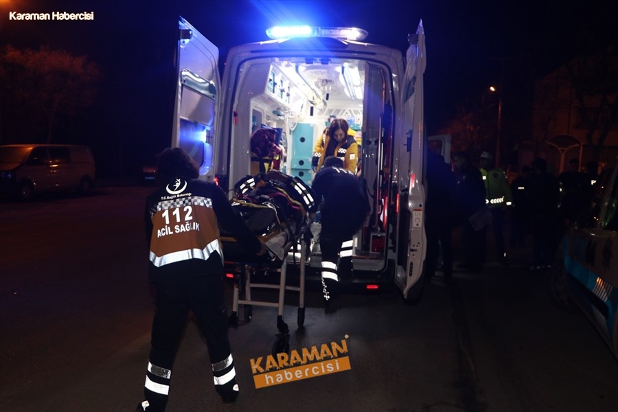 Karaman’da Otomobil, Polis Aracıyla Çarpıştı: 3’ü Polis 4 Yaralı 2