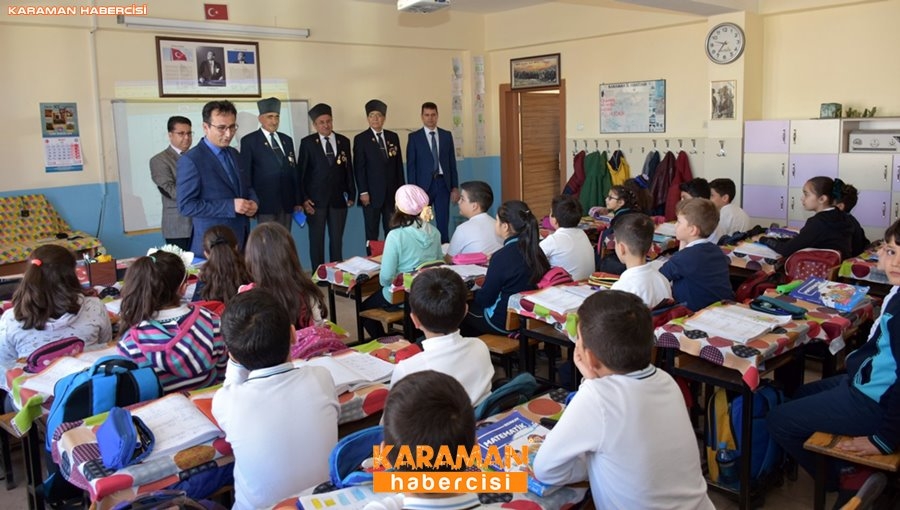 Karaman'da Gaziler Öğrencilere Vatan Savunmasını Anlatıyor 10