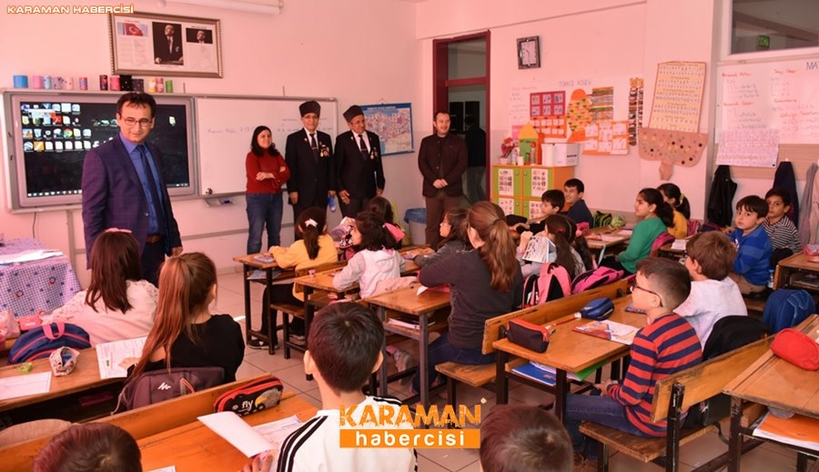 Karaman'da Gaziler Öğrencilere Vatan Savunmasını Anlatıyor 17