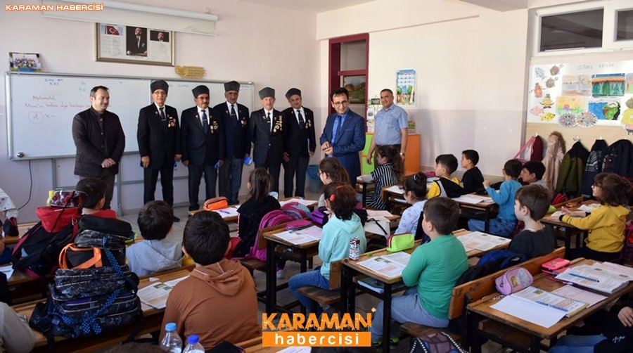 Karaman'da Gaziler Öğrencilere Vatan Savunmasını Anlatıyor 18