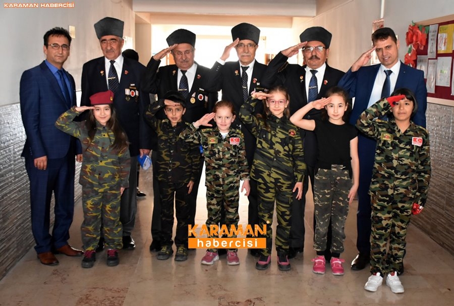 Karaman'da Gaziler Öğrencilere Vatan Savunmasını Anlatıyor 9