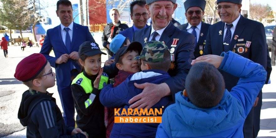 Karaman'da Gaziler Öğrencilere Vatan Savunmasını Anlatıyor