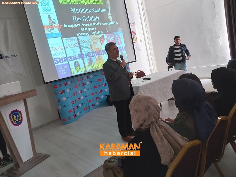 Ali Erkan Kavaklı Karaman'da Öğrenciler İle Buluştu 9