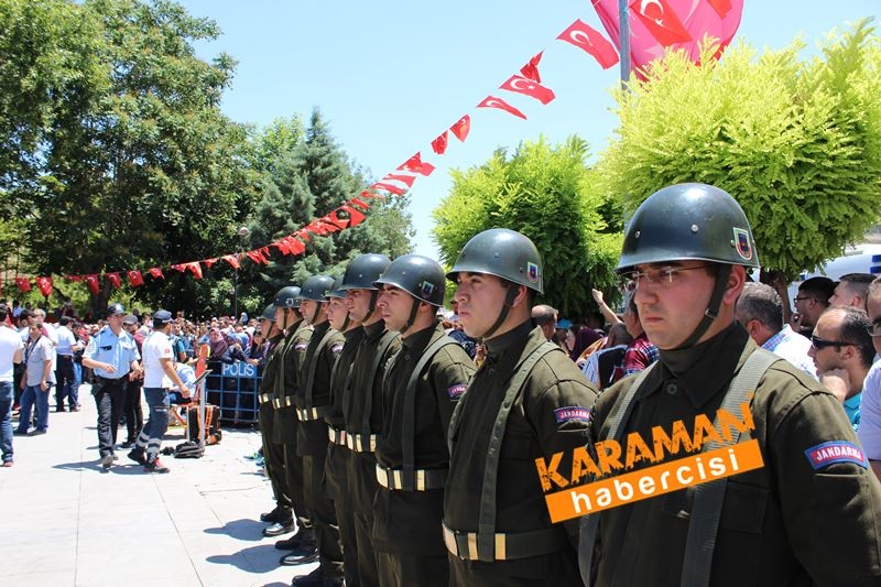 Karamanlı Şehidi Binlerce Kişi Uğurladı 115