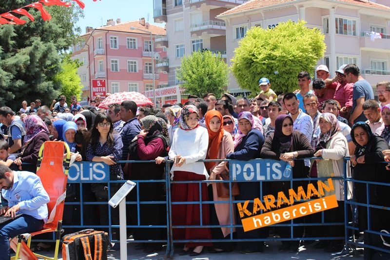 Karamanlı Şehidi Binlerce Kişi Uğurladı 116