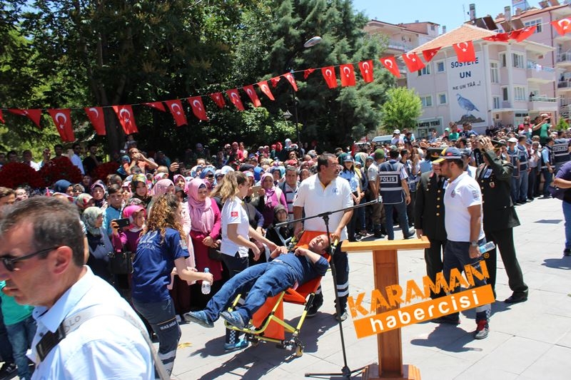 Karamanlı Şehidi Binlerce Kişi Uğurladı 118