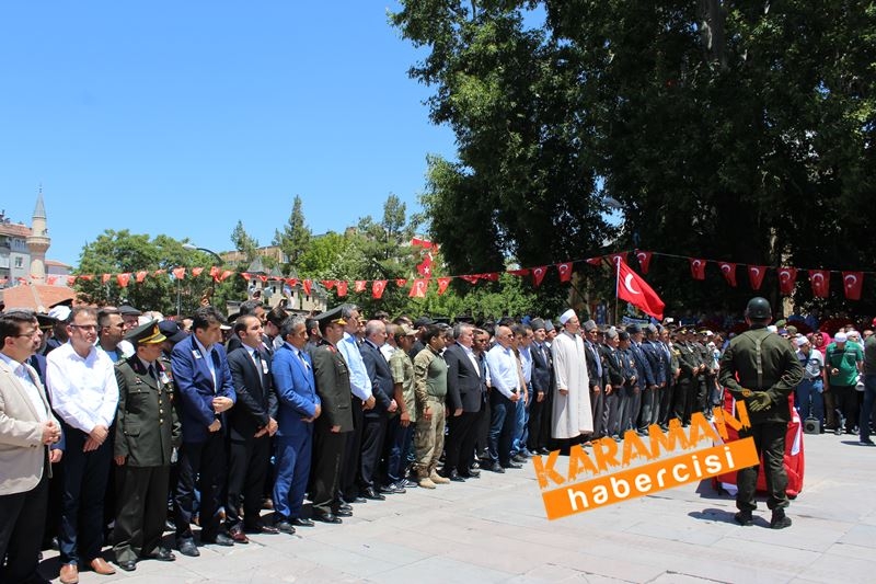 Karamanlı Şehidi Binlerce Kişi Uğurladı 124