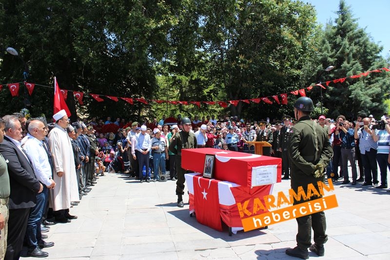Karamanlı Şehidi Binlerce Kişi Uğurladı 126