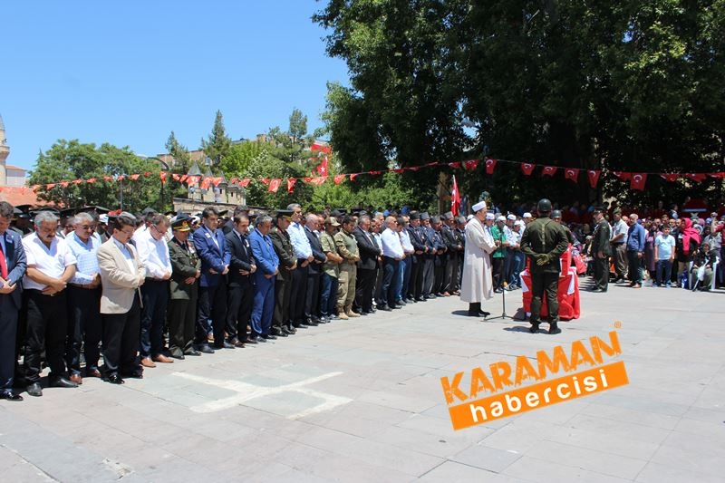 Karamanlı Şehidi Binlerce Kişi Uğurladı 129
