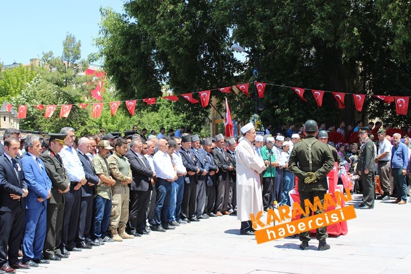 Karamanlı Şehidi Binlerce Kişi Uğurladı 131
