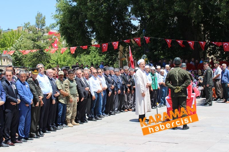 Karamanlı Şehidi Binlerce Kişi Uğurladı 132